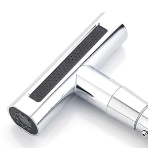 ACQUCIO 4 in 1 Waterfall Kitchen Faucet,360 degree Swivelling Anti-Splash Sink Faucet Sprayer Adapter,Waterfall Faucet with Pull Down Sprayer,Universal Tap Extender for Bathroom Sink and Wash Basin