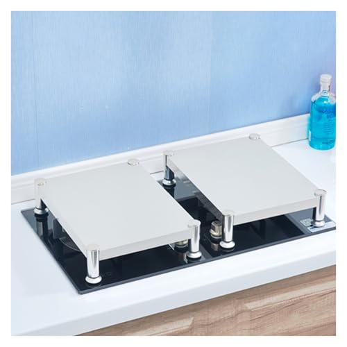 QSTGX Couvercle De CuisinièRe Protection Plaque Cuisson Gaz pour comptoirs, éviers, Cuisines de Camping-Cars et cuisinières électriques/à gaz(B-Height-15 cm,40X40 cm)