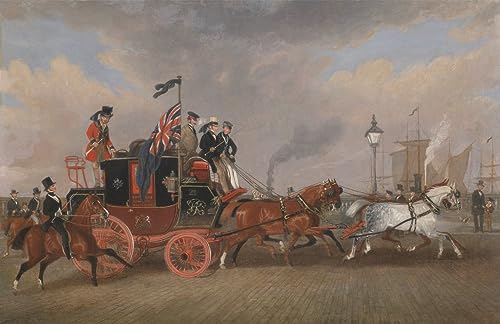 Toile Newcastle Upon Tyne Pollard 60x90cm - Impression d'Art Murale pour Salon