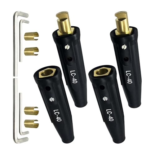 Conectores de cable de cobre para extremos de cables de soldadura 6