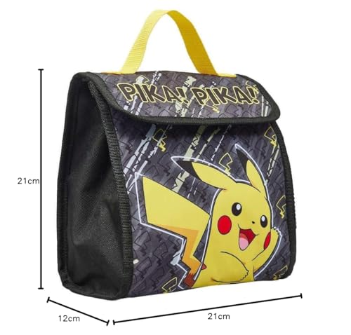 Pokemon Po Pika Lunch Bag Lunch Bags, Black - Image 4