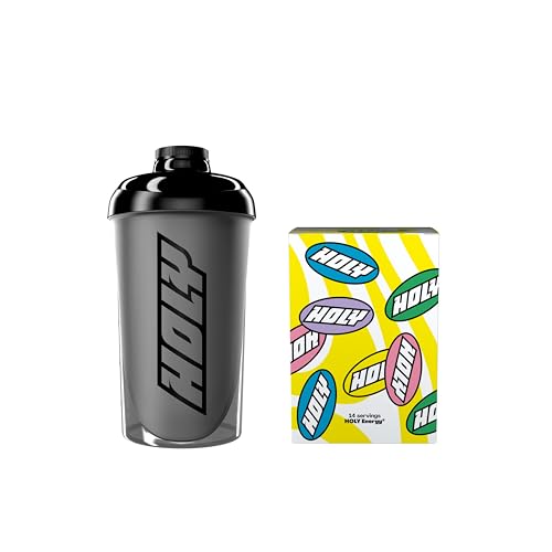 HOLY Energy Starter Set - Focus Drink | 2x7 portions with fruity intense flavour | Boost with NewCaff & green tea extract | Vegan sugar-free 100% natural fruit flavours