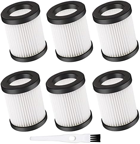 XL-618A Replacement HEPA Fliter Compatible with Moosoo XL-618A and M8-PRO Cordless Vacuum Cleaner 6 Pack