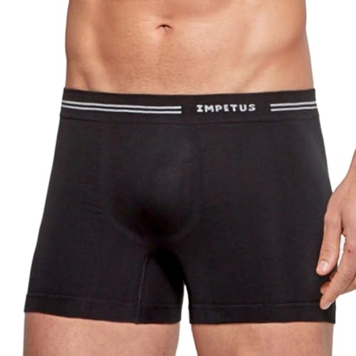 IMPETUS Boxer Cotton Seamless - Cores Básicas - 020 - Negro, Talla - XL