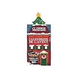 CLIPPER - Calendrier de l’Avent Thés et Infusions Bio - Assortiment Gourmand 24 Sachets Non Blanchis - Idée Cadeau - 45 g