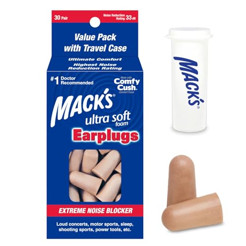 Mack's Ultra Soft Foam Earplugs (30 Pair)