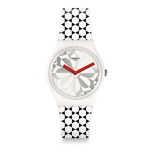 Preisvergleich Produktbild Swatch Unisex Erwachsene Analog Quarz Uhr mit Silikon Armband GW186