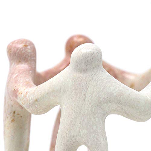 Global Crafts Natural Soapstone Circle Of Friends #TOP3