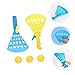 GALPADA 2sets Plastic Catch Game Toy Interactive Outdoor Catching Cup Game for Boys and Girls Develops Motor Skills and Hand-Eye Coordination Includes and Launcher