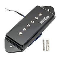 For many style electric guitar need P-90 pickups, Bridge position. Typical guitar model includes SG, LP, Axis series and the Epiphone Casino, also Fender Tele Genuine Wilkinson parts, wax potted. Polepiece spacing: 50mm(1-31/32 inch). On the pickup b...