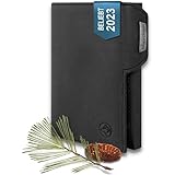 Kleines portemonnaie herren kleingeldbörse kartenfächer hülle kreditkartenetui mit münzfach wallet mit münzfach mini geldbeutel mini portemonnaie herren mini wallet black schwarz dunkel-grau