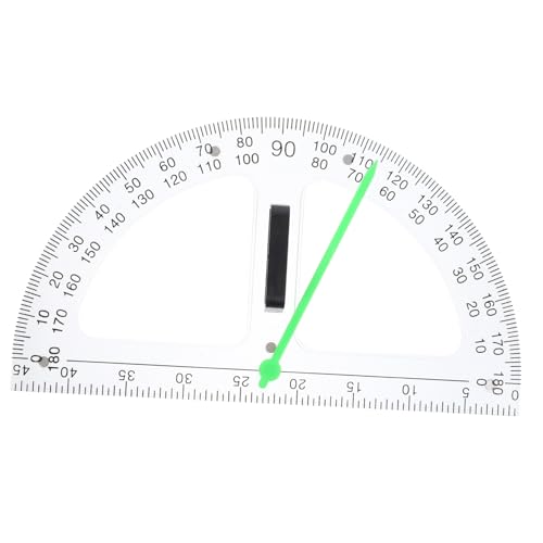 HAWILLOSCH Winkelmesser Aus Tragbares Messlineal Zeichenwerkzeug Für Mathematik-winkelmesser Mit Integrierten Magneten Für Sichere Platzierung Metalloberflächen Leicht Und Robust