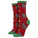 Socksmith Women's Christmas Cat-astrophe Crew Socks