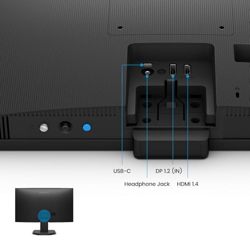 Image of BenQ GW2490C 24 inch IPS 144Hz FHD Eye-Care Monitor |99% sRGB|USB-C|1500:1 Contrast|2Wx2 Speakers|Ultrathin Bezel| HDMI | DP| Flicker Free | AMD FreeSync| TUV Rheinland 4-Star Eye Comfort(Black)