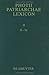 Photii Patriarchae Lexicon (Greek and German Edition)