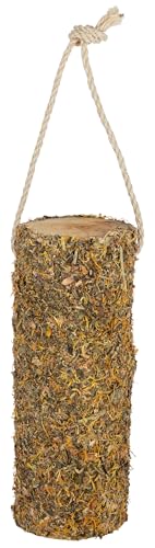 Delizia Knabberholz Bronchial, Pferdebeschäftigung, Ergänzungsfuttermittel, 2kg, 30cm, Ø11cm, Kräutermischung, bei Atemwegsbeschwerden und Husten, Pferde, 3232450