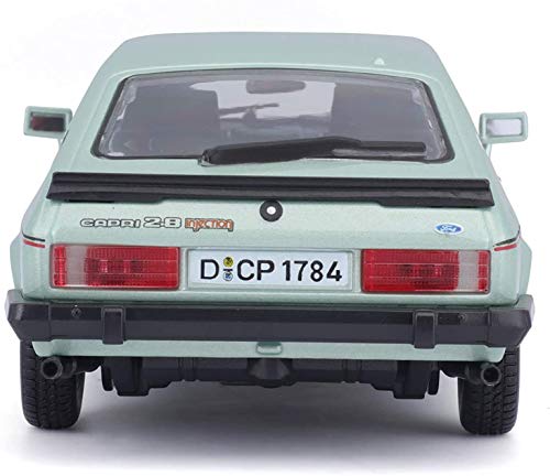 Modelo a escala 1:24 compatible con Ford Capri 1600 GT 1982 verde miniatura 3