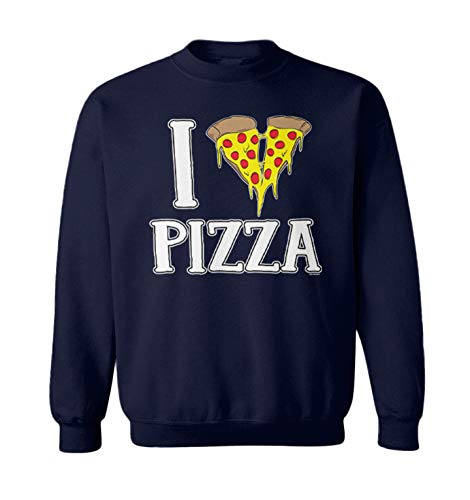 I Heart Pizza - Love Pie Pizzeria Toddler Fleece Crewneck Sweater