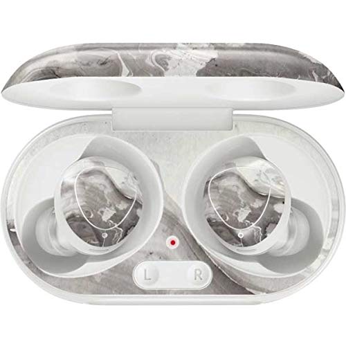 Skinit Decal Audio Skin Compatible with Samsung Galaxy Buds+ - Officially Licensed Originally Designed Marbleized Grey Design