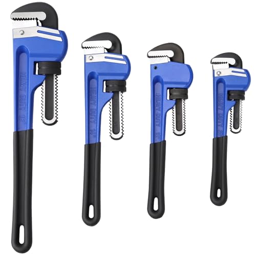 NAMYEUT 4 Stück Rohrzangen Set, 24,5 cm/27,5 cm/31,5 cm/40 cm...