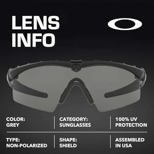 OAKLEY SI BALLISTIC M FRAME 2.0 STRIK OO9046 Shield Shape Sunglasses With Official Eyewear Kit4
