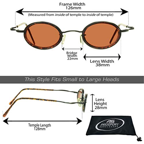 Image of proSPORT Blue Light Blocking Sunglasses - HD Copper Amber Metal Aviator Reduce Eye Strain Better Sleep