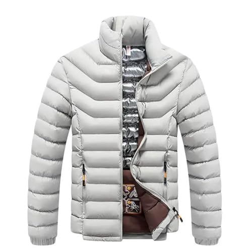 Winter Mannen Warme Jas Jas Effen Dikke Winddicht Uitloper Herfst Mens Waterdichte Parkas Jas Jas - Afbeelding 4