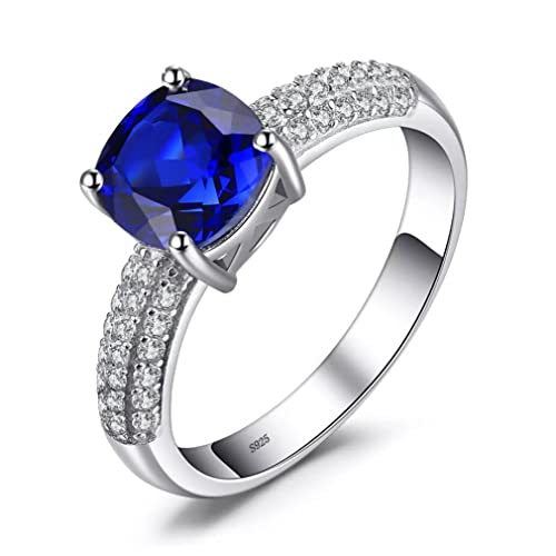 Bague bleu en argent 925 pour illuminer vos tenues de fiançailles chic