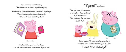 Peppa Pig and the Library Visit: (Children's Picture Book About Going to the Library with Reversible Coloring Poster for Toddlers, Preschoolers, and Kids Ages 3-7) - Image 3