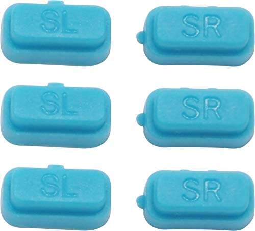 オーディオファン Switch Joy-Con用 交換ボタン SL SR ボタン 修理パーツ ブルー (L) (Switch専用) SLSRボタン各3点セット
