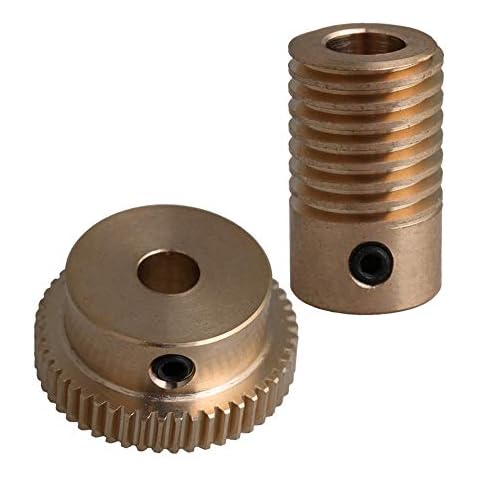 CNBTR 0.5 Modulus Brass Worm Gear Set Cover