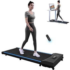 Loopband voor thuis, wandelpad, loopband bureau, 1-8 km/u, 550 W motor met afstandsbediening en lcd-display