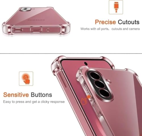 Image of BOXXO Flexible Back Cover for Samsung Galaxy M47 5G | Back Cover Transparent Clear Shockproof Case Four Corner Protection | Slim Protective Mobile Phone Cover for Samsung Galaxy M47 5G