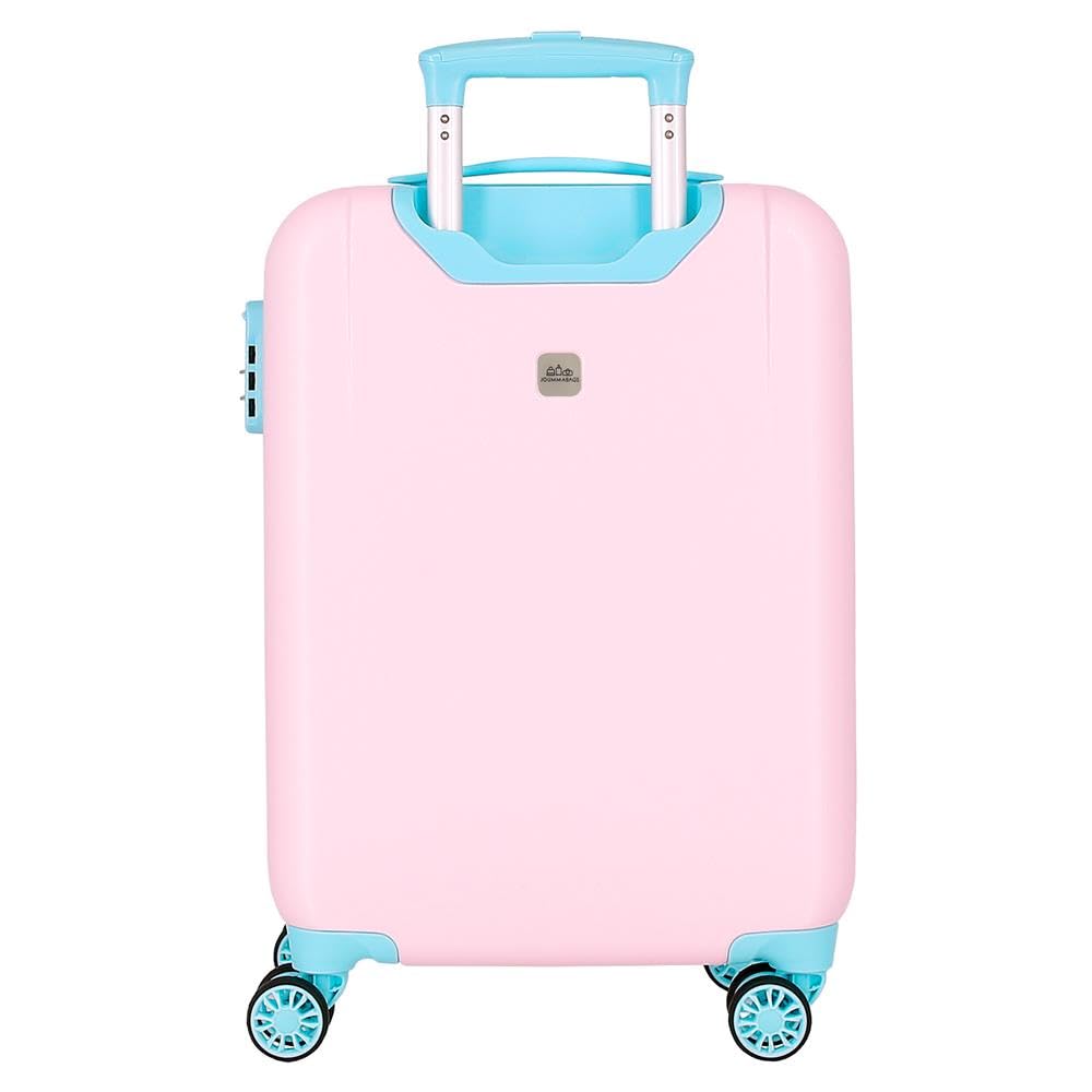 Disney Valise Enfant Rigide avec Fermeture latérale à Combinaison, 4 Roues, Bagage Cabine, fabriquée en ABS, Un matériau Rigide et léger.