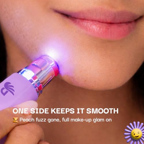 Image of Bombae Face & Eyebrow Trimmer for Women | Precision Eyebrow Trimmer for Women Facial Hair | Face Hair Remover | Hypoallergenic Blades | Built-in LED Light | Type-C Rechargeable Hair Removal Machine