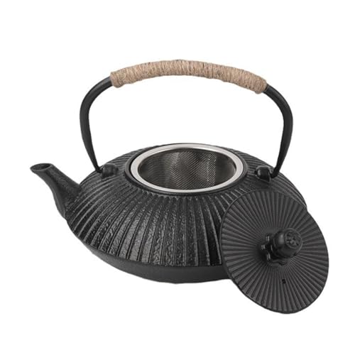 Cast Iron Teapot Traditional Tea Boiler for Picnic Household Smal...