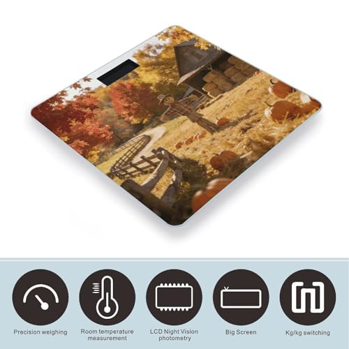 Báscula digital para baño con plataforma de vidrio templado miniatura 3