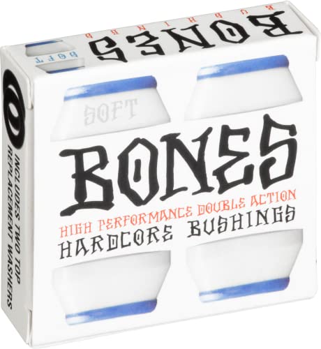 Bones Wheels Hardcore Bushings, Soft, White