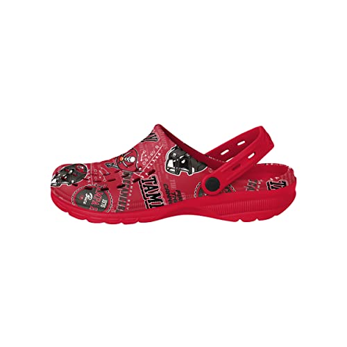 Image of FOCO Arizona Cardinals NFL Mens Historic Print Clog with Strap