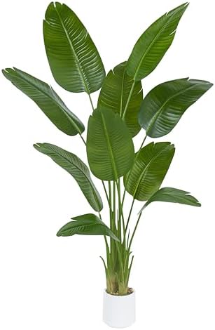 Artificial Bird of Paradise Plant Fake Palm Tree Feaux Plants in ...