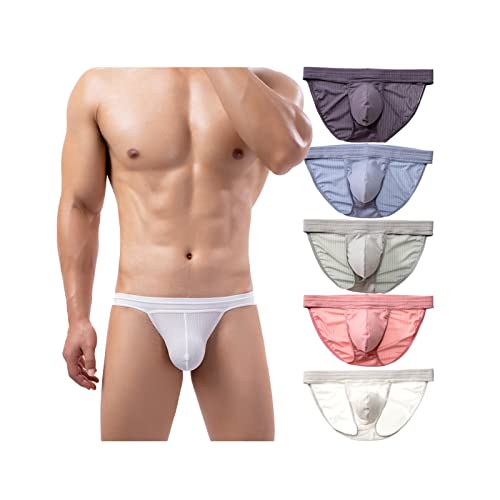 Men's Breathable Wide Rib Quick Drying High Fork Briefs