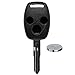 Produktbild Auto Schlüssel Funk Fernbedienung 1x Gehäuse 3 Tasten + 1x Rohling + 1x CR1616 Batterie für Honda