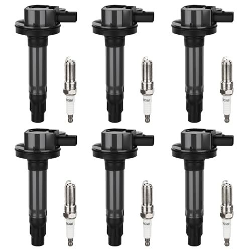 Ignition Coil Pack & Iridium Spark Plugs Compatible with Ford ...