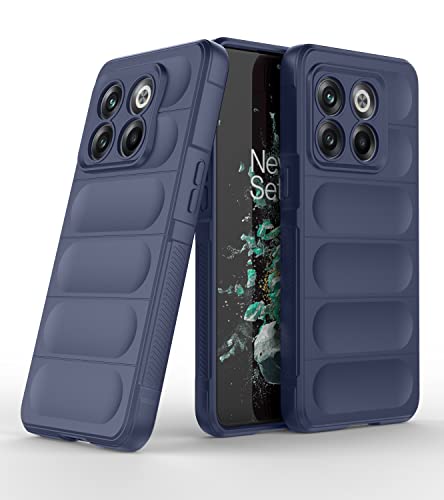 Amazon Brand - Solimo Back Case Cover for OnePlus 10T | Compatible for OnePlus 10T Back Case Cover | Matte Soft Silicon | Liquid Silicon Magic Case for OnePlus 10T with Camera Protection | Sapphire