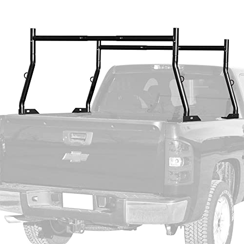 Apex Legends Slr-Rack-Dlx-Alum Black Aluminum Pickup Truck Bed (500Lb Capacity Utility Rack Adjustable 52"-68" Slr-Rack-Dlx-Alum), Regular #TOP4