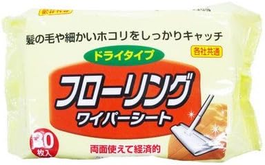 Amazon フローリングワイパーシート ドライタイプ 30枚入各社共通タイプ グレートアンドグランド ワイパー ダスター取替シート