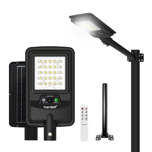 Image of hardoll 50W All-in-One Solar Street Light | LiFePO4 Battery | IP65 Waterproof | Auto Motion Sensor | Ideal for Roads, Parking & Pathways