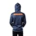 Ultra Game NFL Chicago Bears Full Zip Fleece Hoodie Letterman Varsity Jacket, Small, Team Color