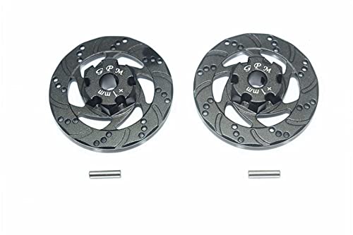 GPM for TRAXXAS 1/7 Unlimited Desert Racer Aluminum +1MM HEX with Brake DISK-4PC Set (Black)