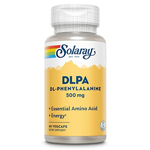 Solaray DLPA 500mg | DL-Fenilalanina | 60 VegCaps